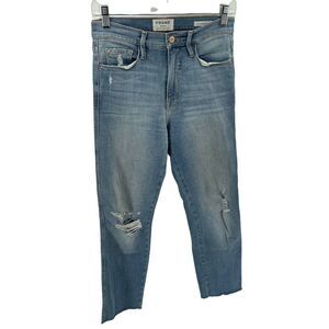 FRAME Denim Le Sylvie Slender Straight jeans light wash 27